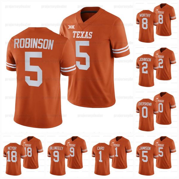 

custom texas longhorns football jersey quinn ewers bijan robinson xavier worthy jaylan ford jahleel billingsley isaiah neyor roschon johnson, Blue;black