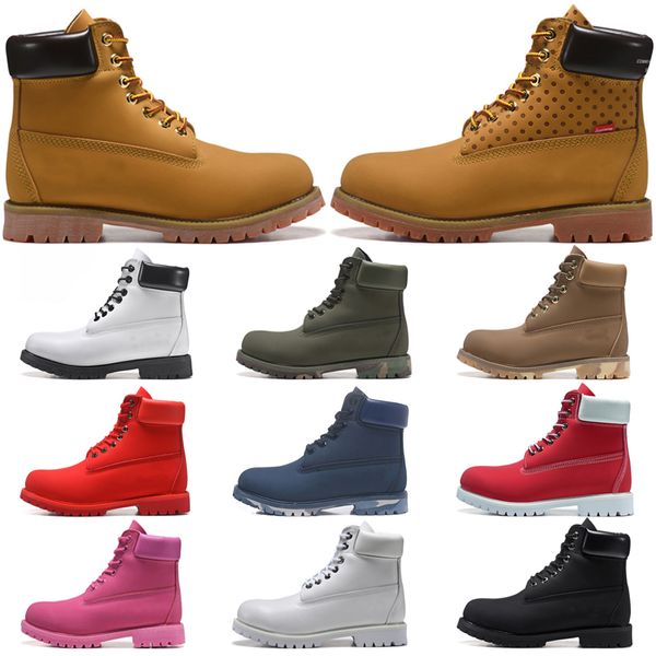 

designer shoes martin boots mens women booties brown black red white olive camo navy blues ankle boot cowboy outdoor sports sneakers