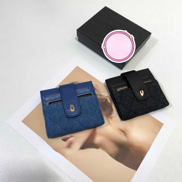 

luxury designer change purse card pack handbag 2023 new leather women's purse small ringer lattice card bag retro multi-function wallet, Red;black