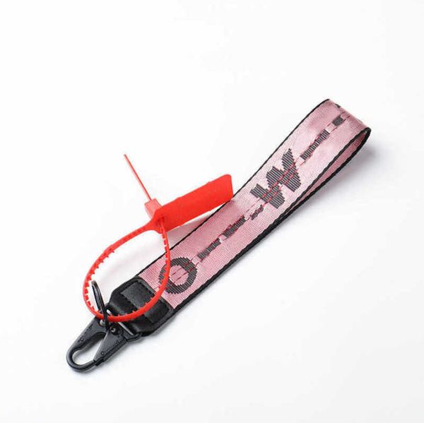 

white luxury offs key rings brand keychains clear rubber jelly letter print keys ring fashion men women canvas keychain camera pendant belt, Slivery;golden