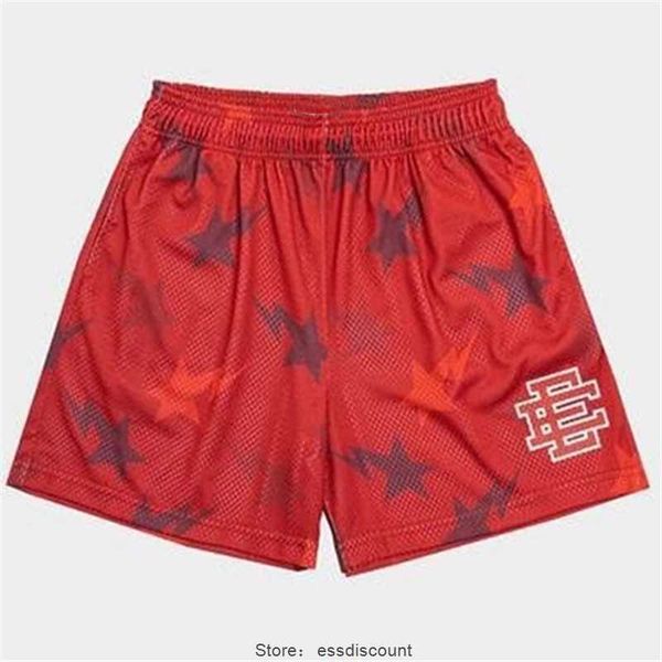 

men's shorts high street eric emanuel ee sports running basketball football training quick dry short mesh trend casual quality beach, White;black