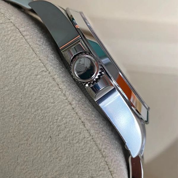 

mechanical watch men's air king m126900/m116900 sapphire luxury automatic waterproof 70mm designer business, Slivery;golden