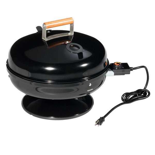 

meco 1500 watt lock n go portable electric outdoor bbq grill black a compass