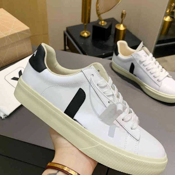 

shoes original campo womens sneakers men's classic white shoes fashion couples shoes vegetarianism style size 36-44, Black