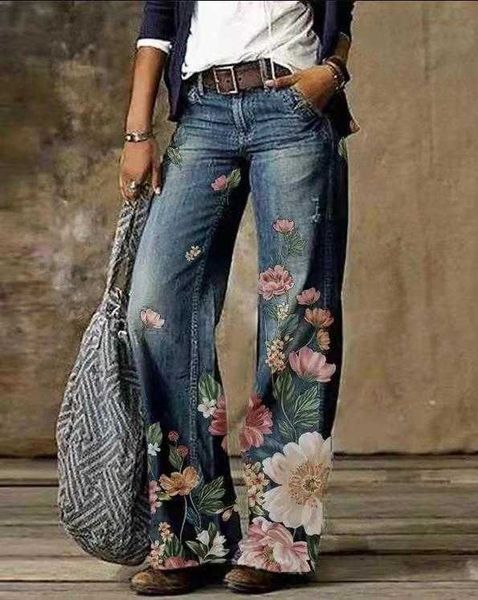 

women's pants capris 2022 spring and summer wide leg trousers straight tube urban casual trousers waistless high waist trousers t230210, Black;white