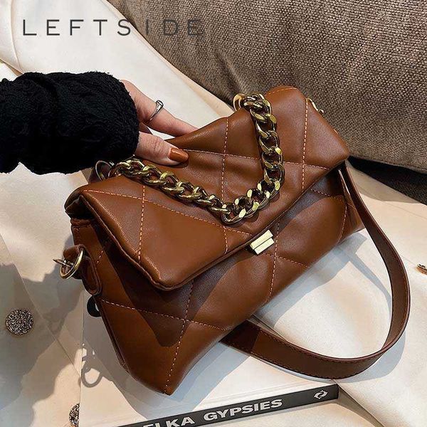

hbp crossbody bags for women 2023 trend vintage designer female leather quilted bag female chain handbags and purses
