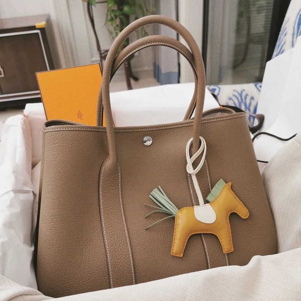

herme garden party handbags price 2023 new leather women's versatile one-shoulder diagonal span tote portable