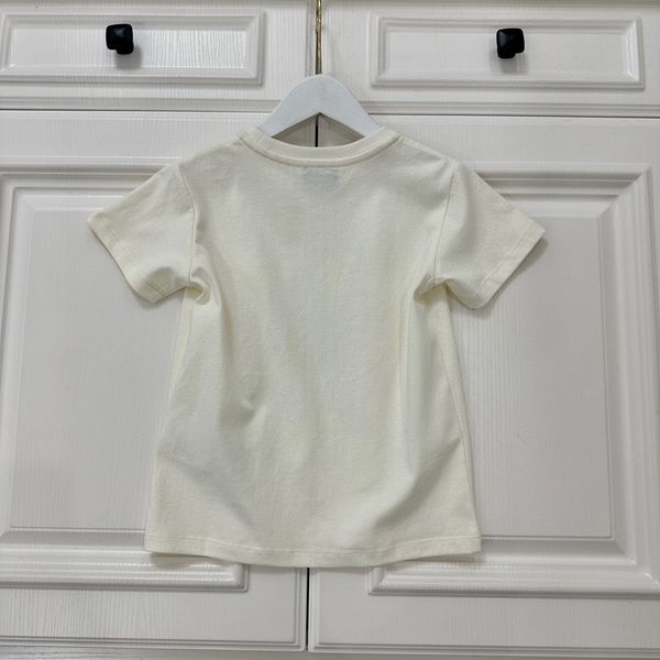 

toddler tee shirt kid designer t shirt kids clothes child tshirt baby clothe 1-14 ages girl short sleeve luxurys brand summer shirt letters, Blue