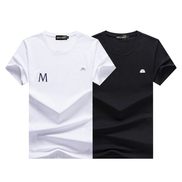 

marcelo berrett 2023ss new men's t-shirts mens designer brand t shirts women short sleeve italy fashion 3d printing quality 100% cotton, White;black