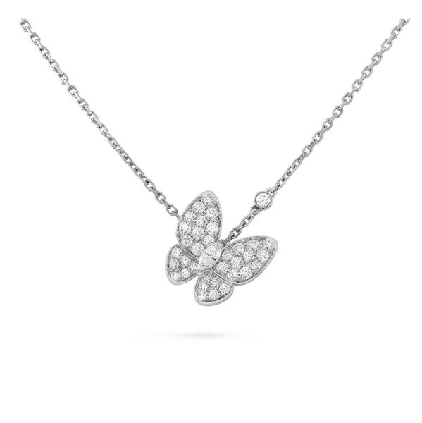 

925 silver butterfly pendant necklace crystal agate mother of pearl diamond necklace gold silvery rose gold necklace for women mens wedding