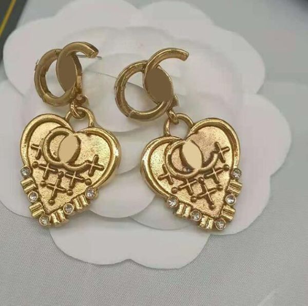 

not faded stainless steel designer stud hollow c letter gold silver rose colors simple earrings for women party engagement hoop wholesale, Golden;silver