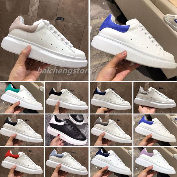 

2023 luxury comfort daily skateboarding shoes women men white leather sneakers trendy platform casual walking trainers eur 35-46 b0, White;red