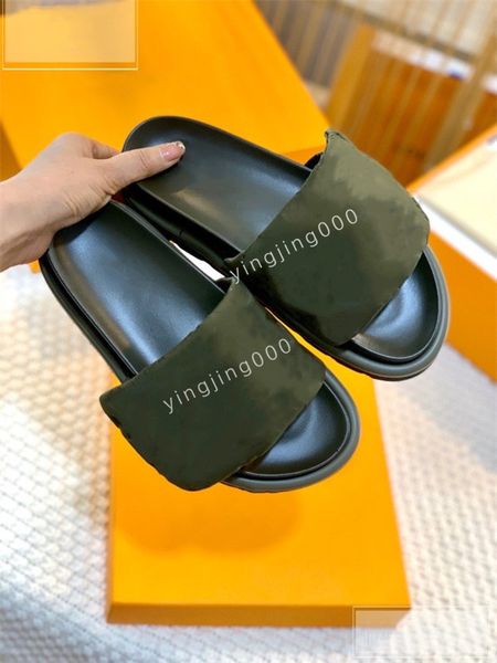 

slipper women designers sandals sunset flat comfort mules padded strap slippers fashionable size35-45, Black