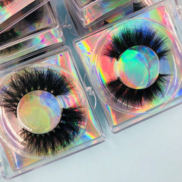 

5d 15-20mm natural magnetic mink lashes extension supplies wholesale make up false 3d fluffy handmade eyelashes with boxes bulk wss