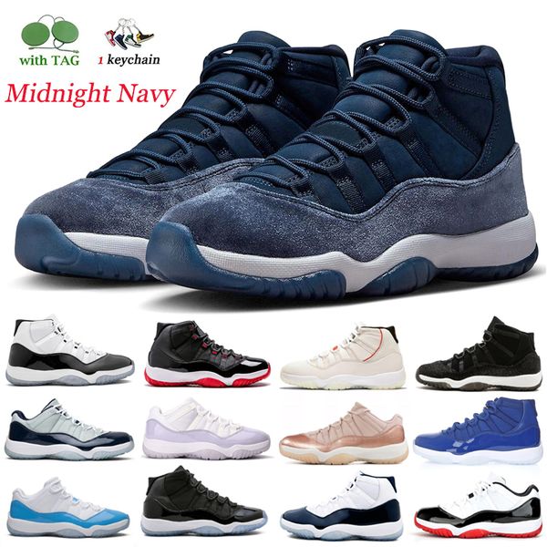 

sneakers 11 11s basketball shoes gym red man woman mens high midnight navy low space jam women trainers