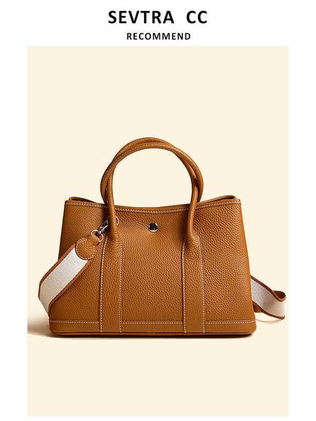 

herme garden party bags online store daran store bag large capacity hand women's layer cowhide tote commuting single shoulder messenger