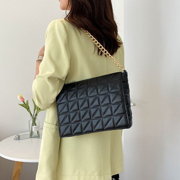 

evening bags fashion women shoulder bag brand designer handbags ladies square underarm crossbody chain women's 230210