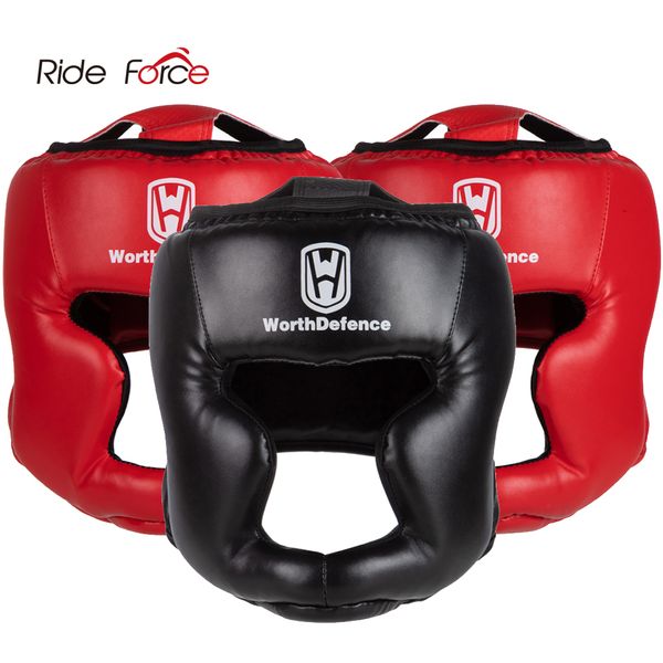 

protective gear kick boxing helmet for men women pu karate muay thai guantes de boxeo fight mma sanda training adults kids equipment 230209