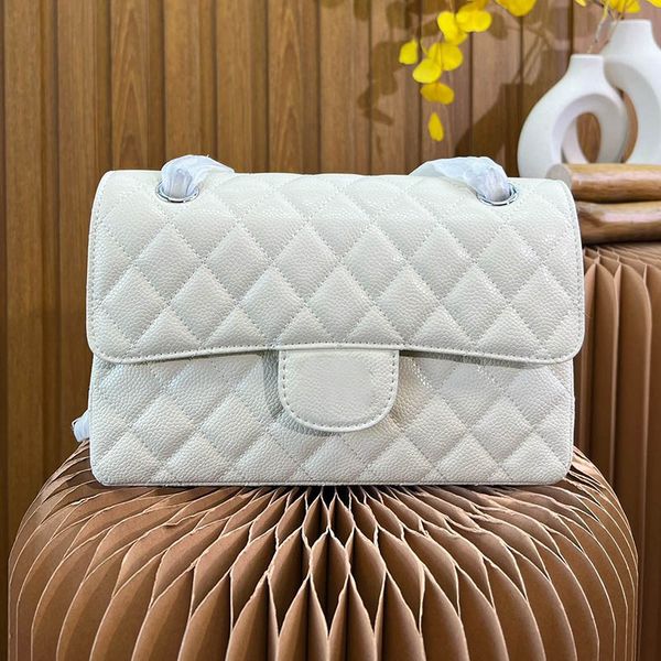 

large capacity women luxurys designers bag caviar calfskin matelasse chain classic double flap handbags should cross body card holder coin p