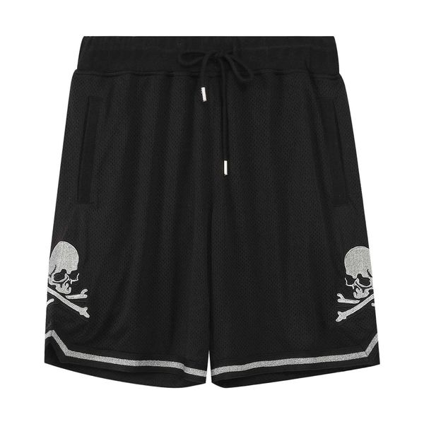 

men's shorts new 2022 luxury novelty men comfortable mastermind skull bone mmj classic mesh skateboard street cotton casual shorts a20, White;black