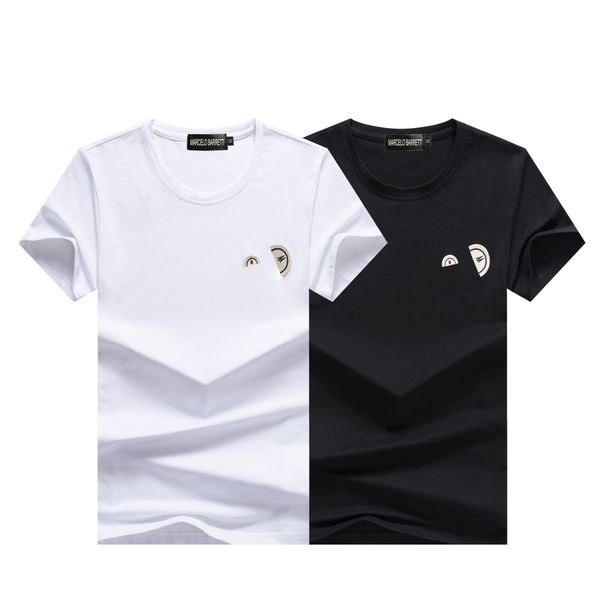

marcelo berrett 2023ss new men's t-shirts mens designer brand t shirts women short sleeve italy fashion 3d printing quality 100% cotton, White;black