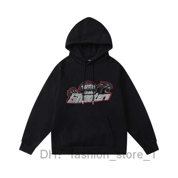 

tracksuit trapstar brand printed sportswear men warm hoodie size s-xl 6 av32, Black