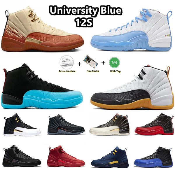 

jumpman 12 men basketball shoes 12s university blue floral stealth 25 years in china cny french blue muslin dark grey royalty mens trainers