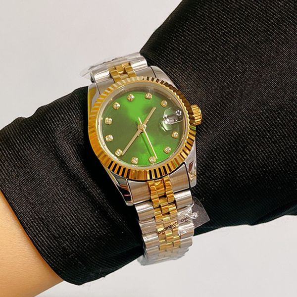 

man designer womens watch high precision automatic machine 41 36mm sapphire mirror 904l stainless steel band fashion lovers women's hig, Slivery;golden