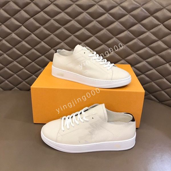 

designer boots casual shoes men and women fashion canvas leather breathable sneakers size38-44, Black