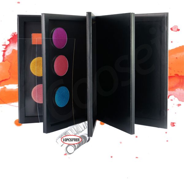 

eye shadow coosei book shaped large magnetic eyeshadow pallete 34 layers empty big makeup palette storage box 60pcs 36mm shadows 230211