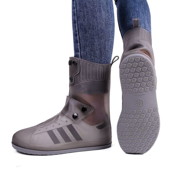 

shoe parts accessories arrival women adn men shoes cover for summer rain boots waterproof nonslip waerresistant thick soled 230211, White;pink
