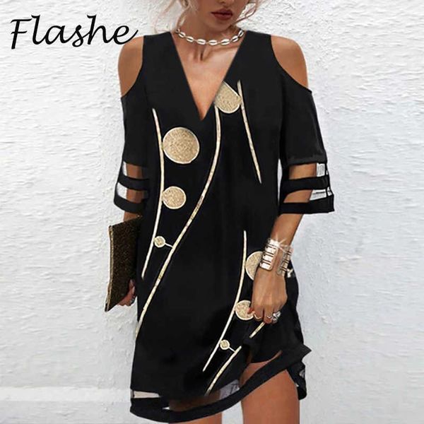 

party dresses summer women short dress v neck short sleeve lace mesh patchwork casual loose beach dress floral print mini dress s-4xl t23021, White;black