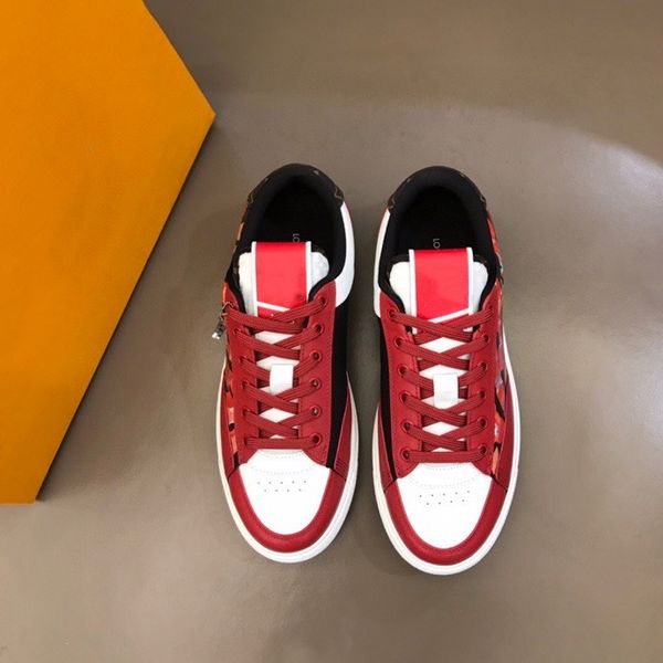 

designer boots calfskin casual shoes sneakers leather trainers fashion stylist shoes leisure shoe platform lace-up sneaker, Black