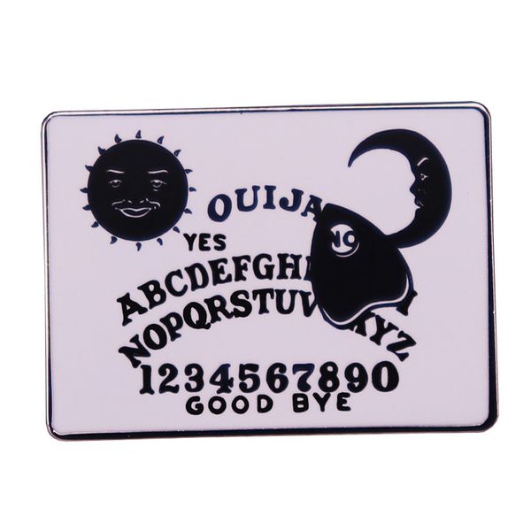 

alphabet pin sun and moon brooch halloween decoration badge cute anime movies games hard enamel pins collect metal cartoon brooch, Blue