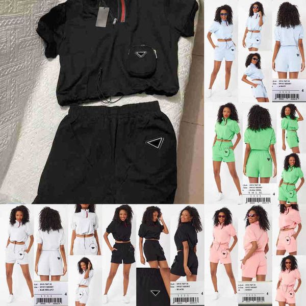 

women's tracksuits designer womens summer short sets woman two pieces set lady slim tees shirts shorts tracksuit asian size s-l n93t, Gray