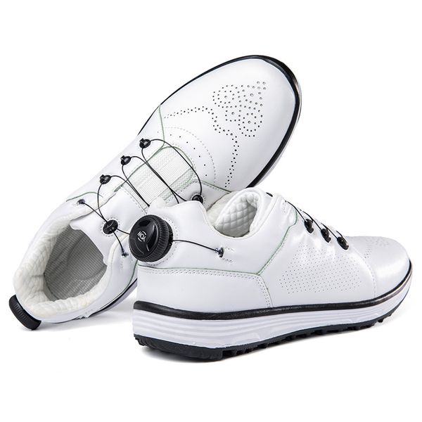 

safety shoes professional golf men spikeless sneaker big size 47 ers wears outdoor anti slip walking 230211, Black;brown