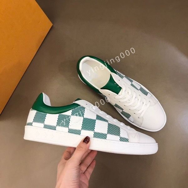 

2023 designer calfskin casual shoes sneakers vintage suede leather trainers fashion stylist shoes mesh leisure size38-44 rd220630, Black