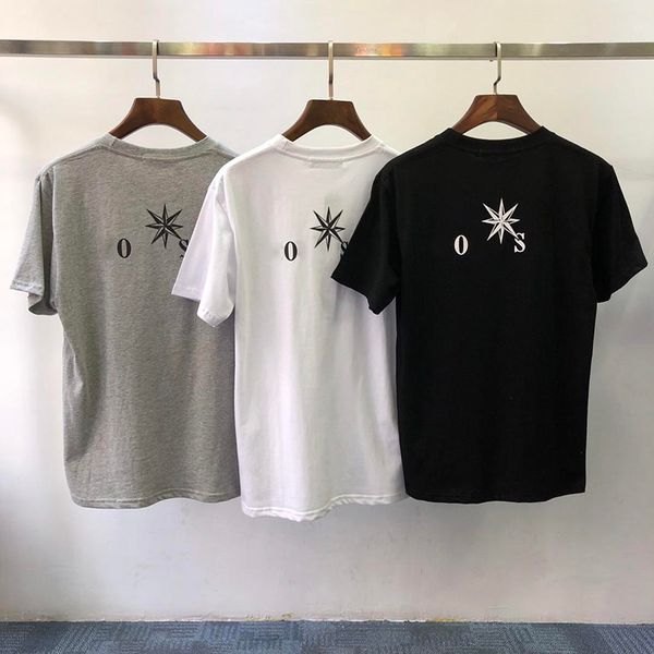 

st0ne men's t-shirts basic printing men's 18fw classic brand small label toney cotton t-shirts tshirts solid casual m ens t-shirts, White;black