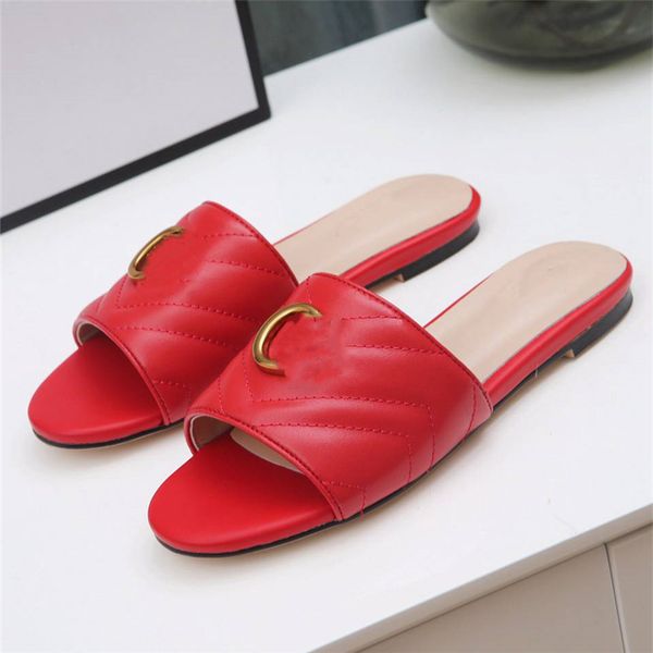 

fashion slippers 2023 luxury design summer ggity men and women flat shoes thick sole leather rubber letter logo casual cartoon slippers 02-0, Black