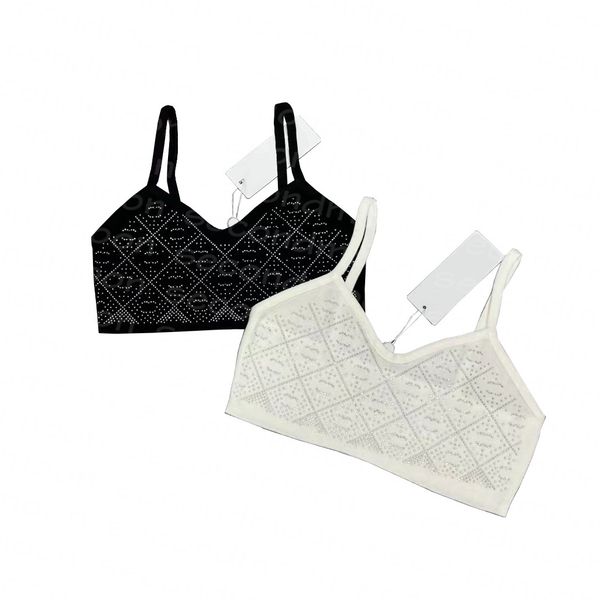 

women short tee crop bra shiny rhinestone bra spring summer breathable vest, White