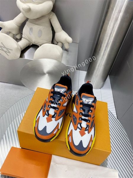 

casual boots shoes sneakers men's spring new trendy family jindian color matching dad net red running casual shoes size38-45, Black