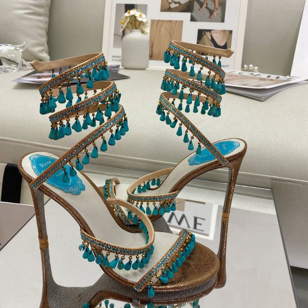 

caovilla chandelier rene jeweled crystal-embellished sandals leather stiletto heels women heeled shoes luxury designers ankle wraparound q2a, Black