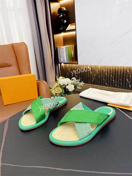 

fashion classic women sandals slippers slide summer designer luxury leather rubber flip flops shoe outdoor beach shoes, Black