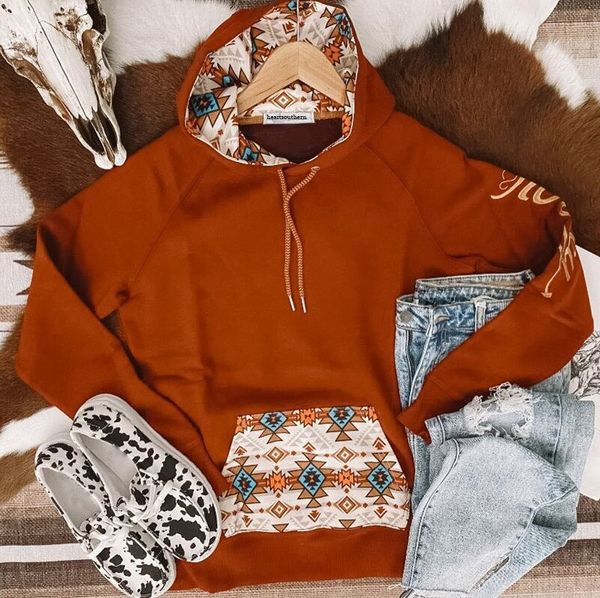 

womens clothing printing hoodie oversized pocket cut edge hoodie cotton cropped raw hem hoodies, Black
