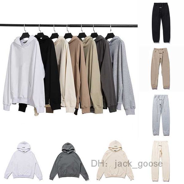 

hoodys mens women designers essentials tracksuits sets fashion ess hoody winter man long sleeve men s womens hoodie clothing clothes p4n4, Black