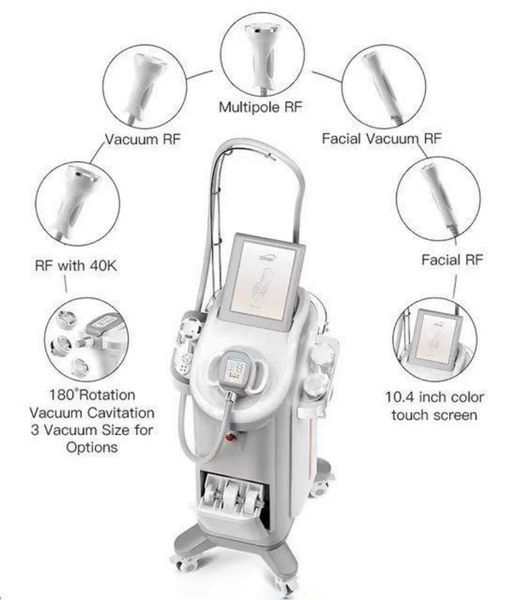 

latest 40k vacuum 180 rotating cavitation slimming fat reduction device multipole rf cavitation vacuum ultrasonic beauty machine
