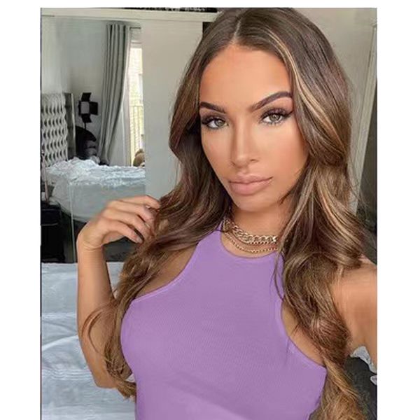

letter printed summer t shirt women cotton hip hop high street clothes tank casual sleeveless embroidery luxury designer solid color vest si, White