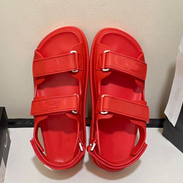 

designer women sandals womens slides crystal calf leather casual shoes quilted platform summer beach slipper 02, Black