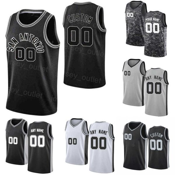

men women youth san antonio''spurs''custom 10 jeremy sochan 41 gorgui dieng 35 romeo langford 14 blake wesley 22 malaki, Black;red