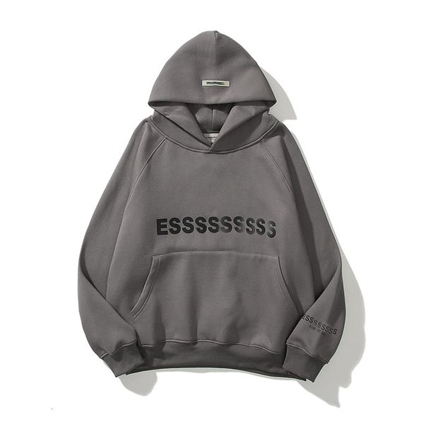 

men's fashion luxury esss ential hoodies sweatshirts brand letter men women sportswear pant suit hooded sweater casual pullover couple, Black